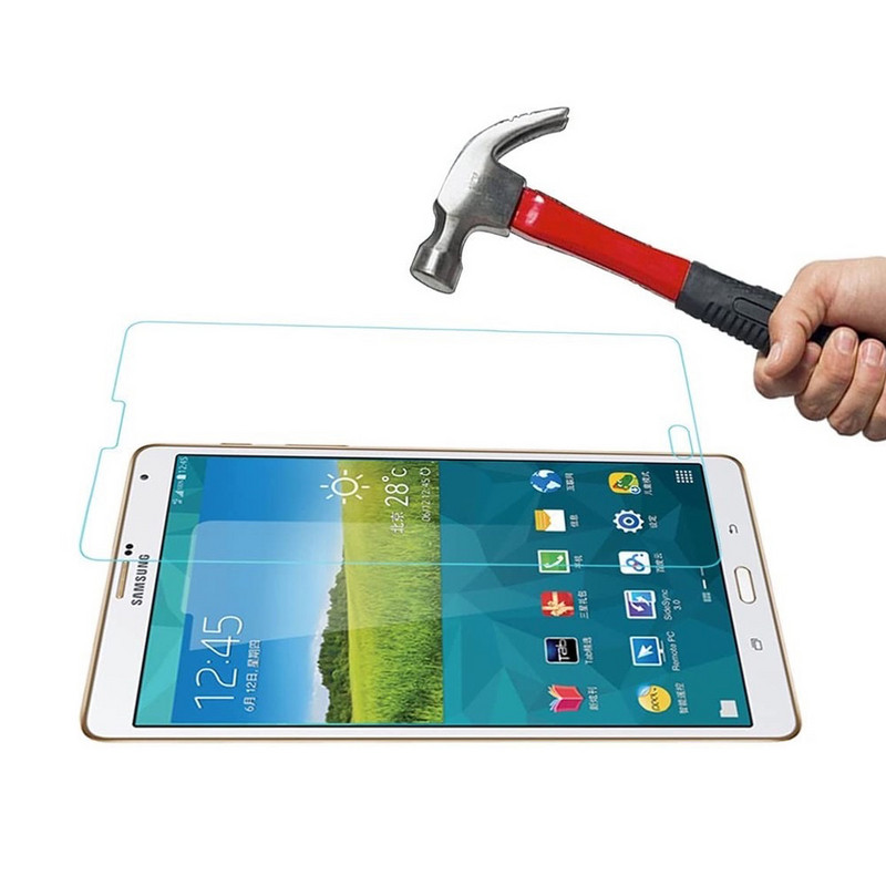 9H kietumo grūdinto stiklo ekrano apsauga, skirta Samsung Galaxy Tab S 8,4 colio SM-T700 T705 sprogimui atspari skaidri apsauginė plėvelė