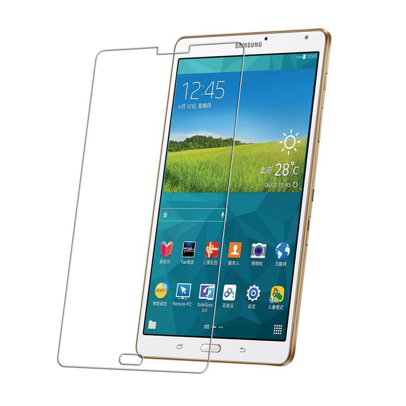 9H kietumo grūdinto stiklo ekrano apsauga, skirta Samsung Galaxy Tab S 8,4 colio SM-T700 T705 sprogimui atspari skaidri apsauginė plėvelė