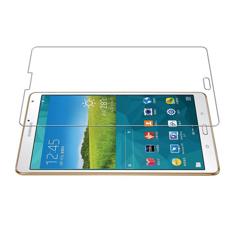 9H kietumo grūdinto stiklo ekrano apsauga, skirta Samsung Galaxy Tab S 8,4 colio SM-T700 T705 sprogimui atspari skaidri apsauginė plėvelė