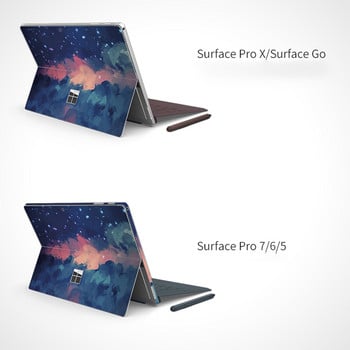 Πολύχρωμο κάλυμμα θήκης για Microsoft Surface pro 7 6 5 4 3 X 8 Tablet funda για Surface Go Go2 Γυναικείο Προστατευτικό δέρματος για άντρες για αυτοκόλλητα