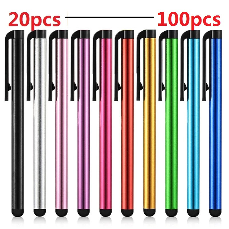 20/50/100 vnt talpinio jutiklinio ekrano rašiklis, skirtas iPad Air, skirtas Samsung xiaomi iphone universalus planšetinis kompiuteris išmaniojo telefono pieštukas