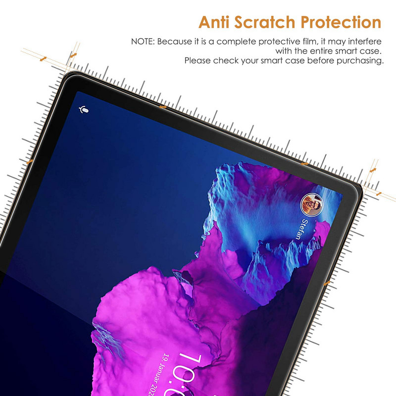 Zaštita zaslona od 2 KOM za Lenovo Tab P11 Pro M10 FHD Plus 2. generacije M10 HD M8 M7 3. 7 8 10.1 10.3 10.6 11.5" inča kaljeno staklo