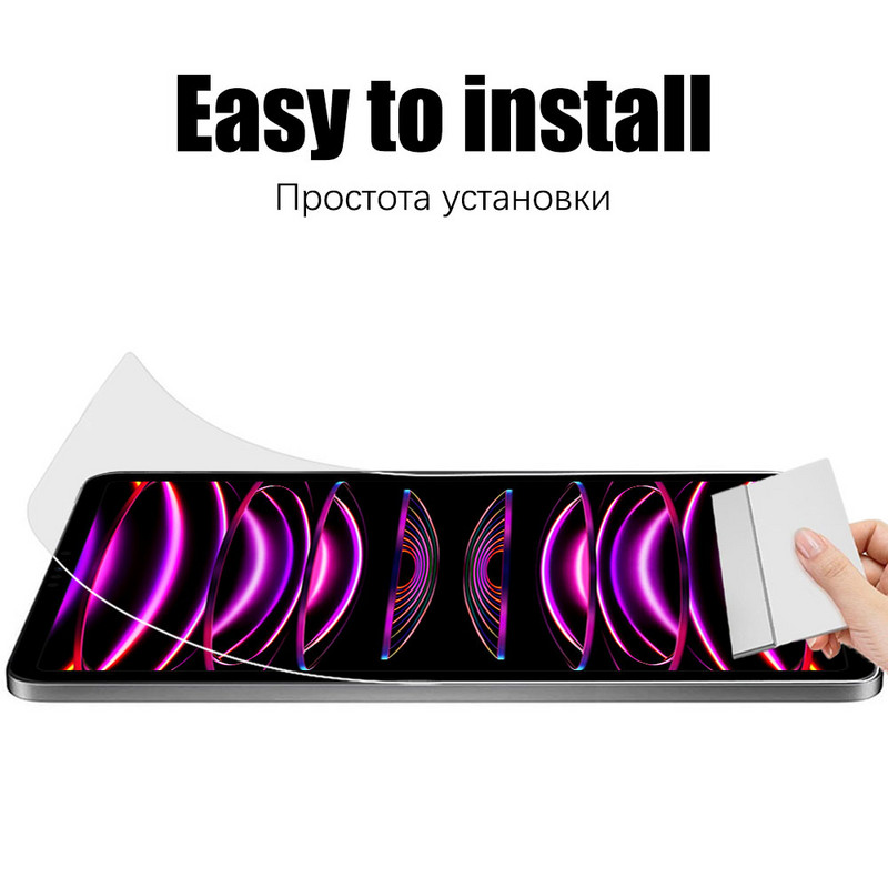 2 kom poput papirnate folije za Ipad Pro 11 10 9 10th 9th Generation Screen Protector za Ipad Air 5 4 3 1 2 Mini 6 10.2 9.7 Bez stakla