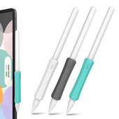 Toll markolatú csúszásmentes védőburkolat Apple Pencil 1/2 generációs szilikonhoz, könnyen tartható a toll markolat védőburkolata