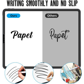(2 опаковки) Хартиено фолио за Apple iPad 9.7 10.2 7th 6th 9th 8th Generation Feel Like Writing On Paper Протекторно фолио за екрана