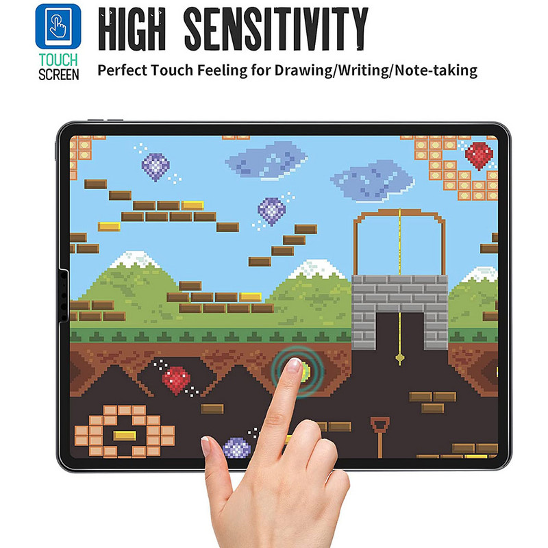 (2 paketa) Film poput papira za Apple iPad 9.7 10.2 7th 6th 9th 8th Generation Osjećaj kao da pišete na papiru Zaštitna folija za zaslon