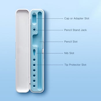 Кутия за съхранение на Ipencil за Apple Ipad Pencil 1 2nd Аксесоари Твърд преносим държач Сензорна капацитивна писалка Калъф Mpencil Stylus Case