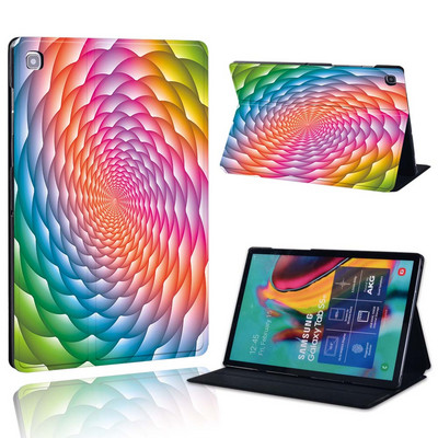 Ümbris Samsung Galaxy Tab A 10.1 2019/2016/A 7.0/9.7.10.5 tolli/Tab E 9.6/S5E/A7/A7 lite jaoks – prinditava nahast aluse tahvelarvuti kaas