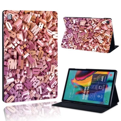 Ümbris Samsung Galaxy Tab A 10.1 2019/2016/A 7.0/9.7.10.5 tolli/Tab E 9.6/S5E/A7/A7 lite jaoks – prinditava nahast aluse tahvelarvuti kaas