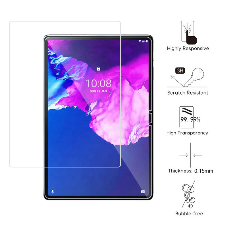 3PCS PET Tablet Zaštita zaslona za Lenovo Tab P11 Plus Pro M10 FHD Plus 2nd 3rd Gen M10 HD M9 M8 M7 10.1 10.3 10.6 11.5 inča