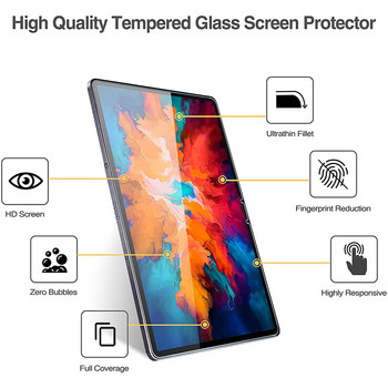(2 опаковки) Закалено стъкло за Lenovo Tab P11 Pro 11 11.2 11.5 2020 2022 TB-J606F TB-J706F TB-125FU Протектор на екрана Филм за таблет