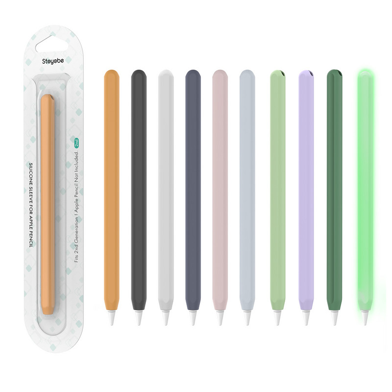 Apple Pencil 2 Case tolltartóhoz Apple 2nd Gen Tablet Touch Stylus tolltartóhoz Hordozható puha szilikon tok védőburkolat