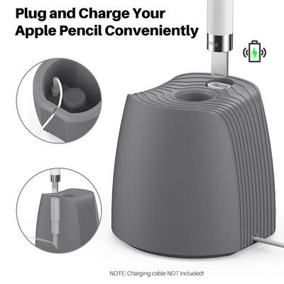 Silikonski stalak za Apple Pencil 1/2 Držač punjača Prijenosna olovka Dodaci Punjač Dock Adapter