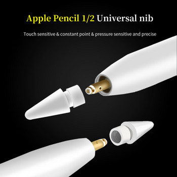 Оригинален писец за Apple Pencil 1/2 Второ поколение Сензорен Стилус Накрайник за писалка за iPad Аксесоари Стилус Резервна глава на писалка