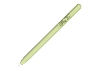 DIY betűszámú szilikon borító Apple ceruzához 1 2 Karcmentes iPad érintőképernyős tolltartó ceruzavédő tasakhoz