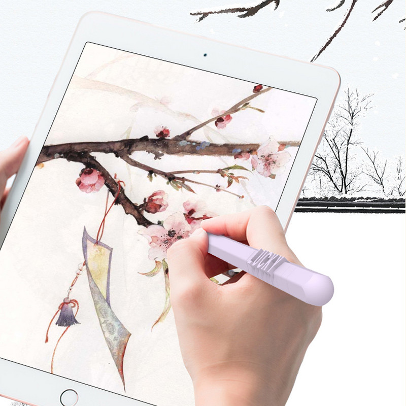 DIY betűszámú szilikon borító Apple ceruzához 1 2 Karcmentes iPad érintőképernyős tolltartó ceruzavédő tasakhoz