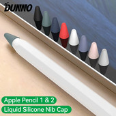 8 ks náhradných silikónových puzdier s ochranným krytom pre Apple Pencil 1. a 2. generácie, chránič hrotov stylusov