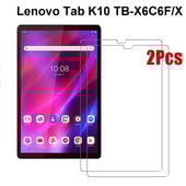 Ekrano apsauga Lenovo Tab K10 10,3" planšetinio kompiuterio apsauginė plėvelė grūdintas stiklas, skirtas Lenovo Tab K10 TB-X6C6F TB-X6C6X TB-X6C6NBF