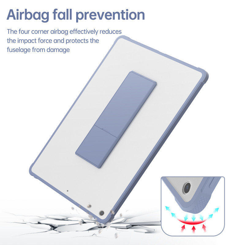 Akril táblagép tok iPad Air 5 4 10.9 10. 2022 Pro 12 9 11 7/8/9 10.2 6. 9.7 Air 2 Mini 6 átlátszó állványburkolat Funda számára