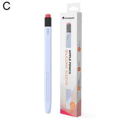 Θήκη για Apple Pencil 1 2 Προστατευτικό κάλυμμα σιλικόνης για iPad Στυλό αντιολισθητική Αντιπτωτική θήκη Υποστήριξη Μαγνητικό φορτίο