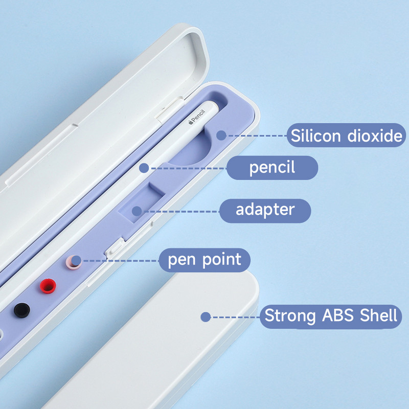 Pentru Apple Pencil 1 2 Husă Universal Touch Pen Capac cutie originală pentru stilou Husă cu vârf de depozitare pentru accesorii iPad Suport creion iPad
