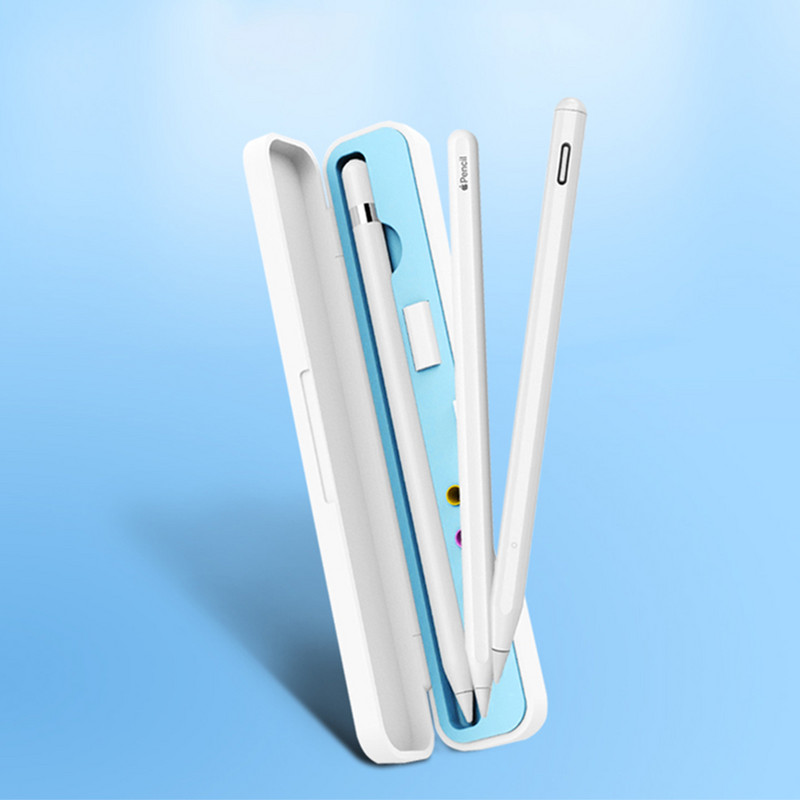 Pentru Apple Pencil 1 2 Husă Universal Touch Pen Capac cutie originală pentru stilou Husă cu vârf de depozitare pentru accesorii iPad Suport creion iPad