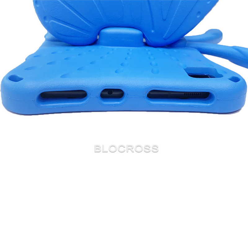 Biztonságos EVA táblagéptok gyerekeknek, 10,5 hüvelykes Samsung Galaxy Tab A8 2022 SM-X200 SM-X205 pillangós állványborítás Tab A7 Lite 8.7 2020-hoz