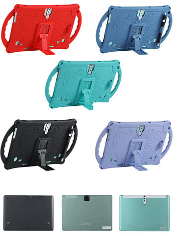 Funda Tablet 10.1 Universal Case Μαλακή σιλικόνη για 10 10,1 ιντσών Android Tablet PC Μαλακή θήκη με λαβή + στυλό