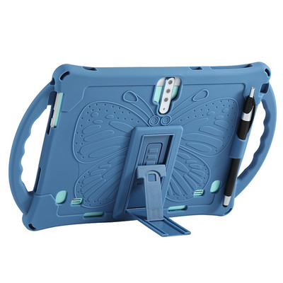 Funda Tablet 10.1 univerzális tok, puha szilikon tok 10 db 10,1 hüvelykes Android Tablet PC-hez Puha ütésálló fedél tok fogantyúval + tollal