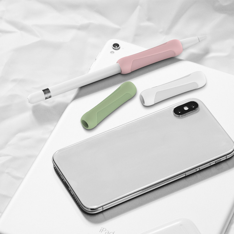 A csúszásmentes tolltartó védőburkolat az Apple Stylus Apple Pencil 1/2 generációs szilikon toll markolat védőburkolatához használható