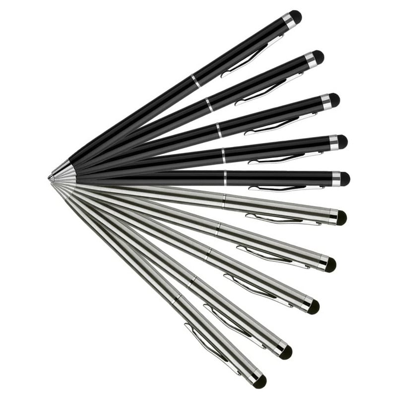 Universalus 2 in 1 Stylus Pen piešimo talpus ekranas Caneta Touch Pen, skirtas mobiliesiems Android telefonams planšetiniams kompiuteriams Smart Pieštuko priedai