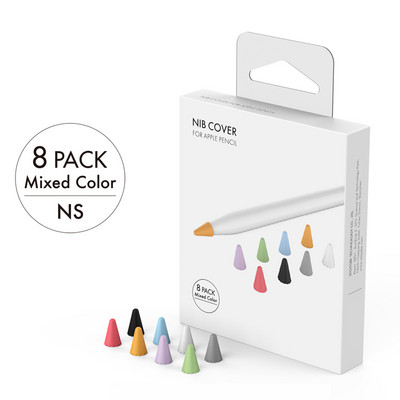 8PC navlaka za vrh olovke za Apple Pencil 2nd 1st Generation Stylus Pen Case Nib Protective Cover Skin S pakiranjem