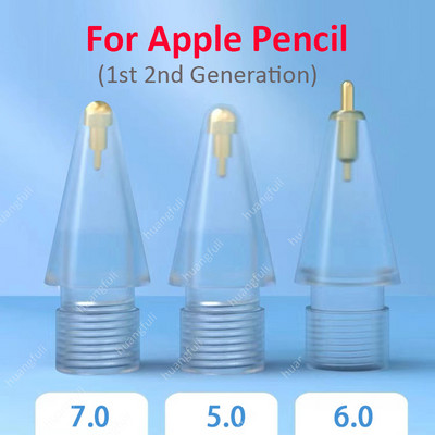 За Apple Pencil Tips For iPad Pen Tips 애플펜슬 펜촉 For Apple Pencil 1st 2nd Generation Replacement Tips iPad Stylus Metal Nib