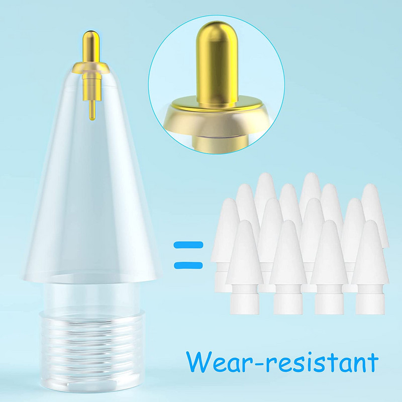 Za Apple Pencil vrhove za iPad vrhove za olovke 애플펜슬 펜촉 za Apple Pencil 1. 2. generaciju zamjenskog vrha iPad Stylus metalni vrh