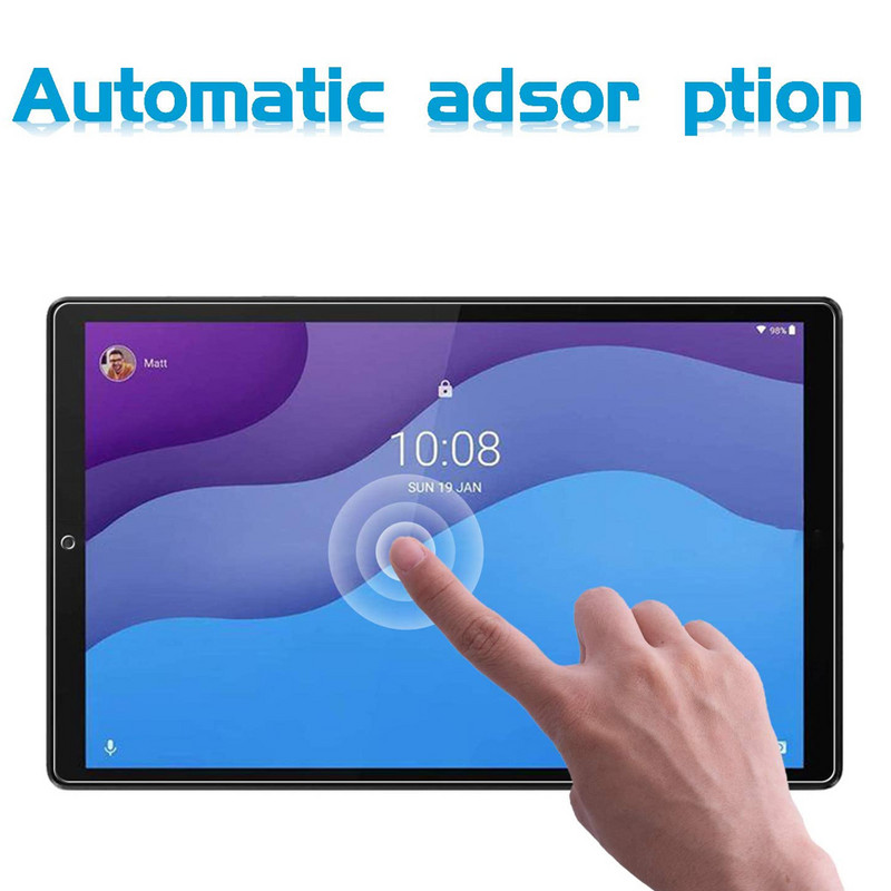 Planšetdatora ekrāna aizsargplēve Lenovo Tab M10 2nd Gen 10,1 collas aizsargājoša TB-X306F X306X pretskrāpējumu HD caurspīdīga rūdīta stikla plēve