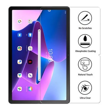 Стъклен протектор от закалено стъкло за Lenovo Tab M10 Plus 3rd Gen 2022 10,6 инча TB128FU Защитно фолио HD, устойчиво на надраскване 9H