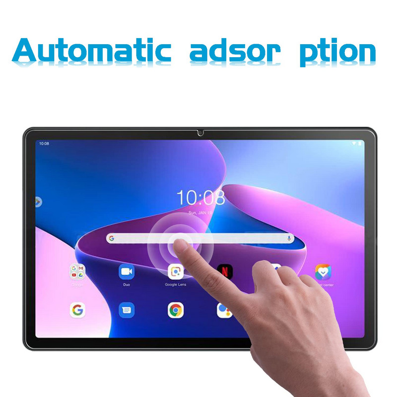 Karastatud klaasist ekraanikaitse Lenovo Tab M10 Plus 3rd Gen 2022 10,6-tolline TB128FU kaitsekile HD kriimustuskindel 9H