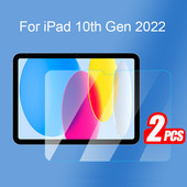 （2 balenia）9HD tvrdené sklo pre Apple iPad 10 2022 10.9 10. generácie s plným pokrytím, ochranná fólia proti poškriabaniu obrazovky
