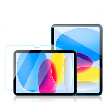 （2 опаковки）9HD закалено стъкло за Apple iPad 10 2022 10.9 10-то поколение Пълно покритие Протекторно фолио против надраскване на екрана