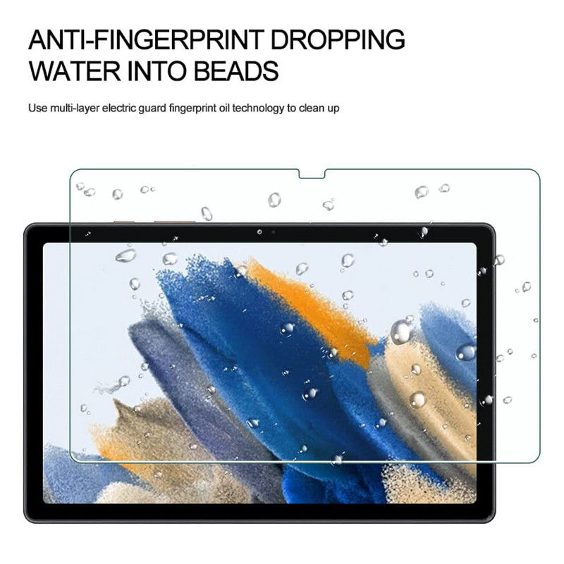 Planšetinio kompiuterio ekrano apsauga, skirta Samsung Galaxy Tab A8 10,5 colio apsauginė SM-X200 X205 sprogimui atspari HD skaidra grūdinto stiklo plėvelė