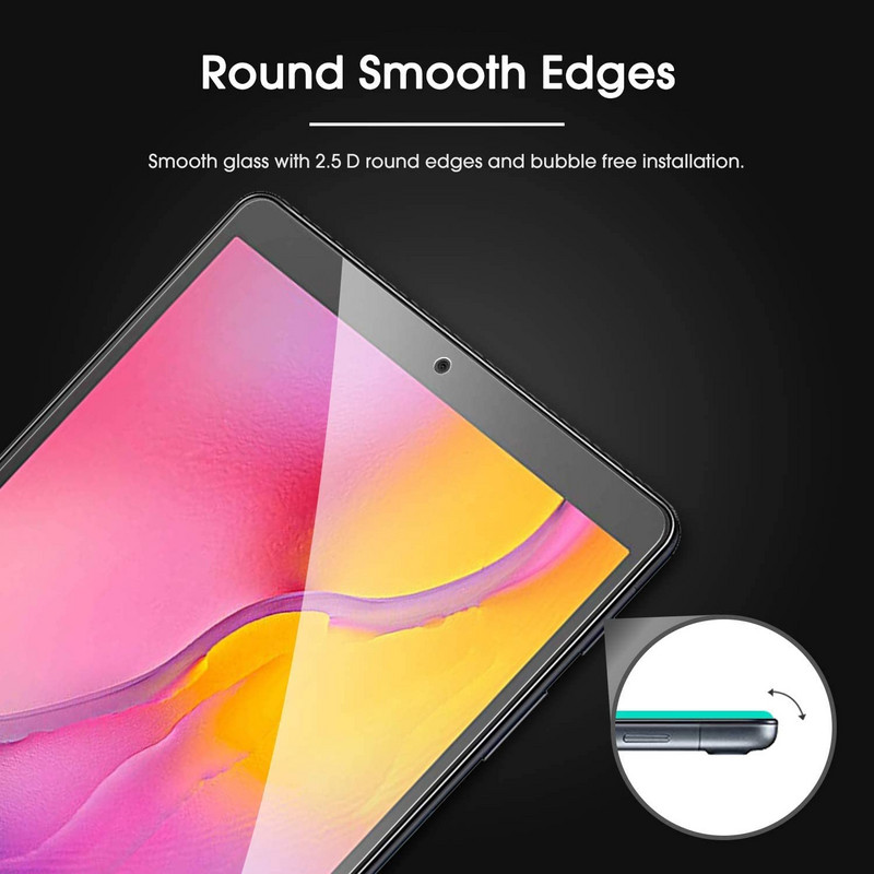 2 τεμ. 9H Tempered Glass for Samsung Galaxy Tab A 10.1 2019 T510 T515 Screen Protector SM-T510 SM-T515 10,1 inch Protective Film