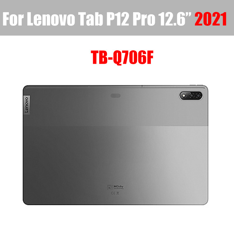 Tablettaüveg Lenovo Tab P12 Pro 12,6" Edzett fólia All-inclusive fólia képernyő keményedés repedésálló 2 db TB-Q706F