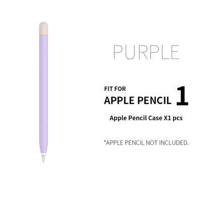 Miela ausų silikoninė apsauginė rankovė, skirta Apple Pencil 1/2 priedų dangtelio laikiklio dangtelis, skirtas iPad planšetiniam kompiuteriui Touch Pen Stylus Anti-scra