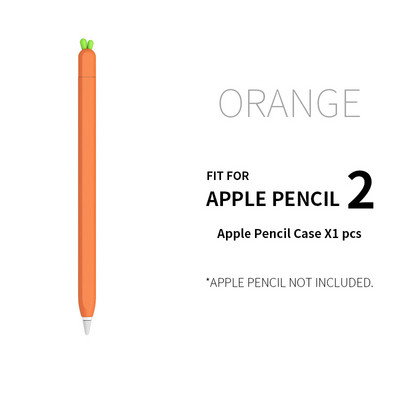 Miela ausų silikoninė apsauginė rankovė, skirta Apple Pencil 1/2 priedų dangtelio laikiklio dangtelis, skirtas iPad planšetiniam kompiuteriui Touch Pen Stylus Anti-scra