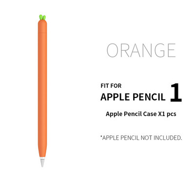 Miela ausų silikoninė apsauginė rankovė, skirta Apple Pencil 1/2 priedų dangtelio laikiklio dangtelis, skirtas iPad planšetiniam kompiuteriui Touch Pen Stylus Anti-scra