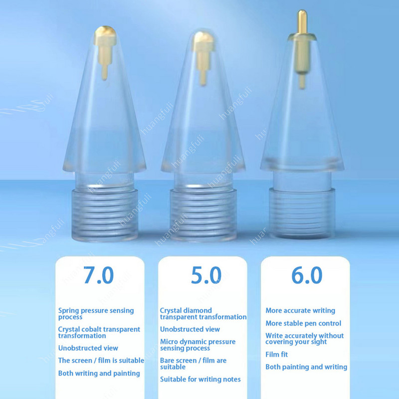 „Apple Pencil 1 2“ suderinamo kartos „iPad Pro Pencil“ pieštuko antgalis „iPencil“ antgalis, skirtas „iPad“ pieštukas 1 / pieštuko 2 metalinis antgalis