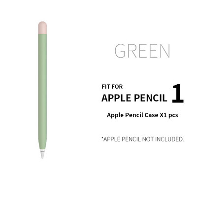 Jauka ausu silikona aizsargājoša uzmava Apple zīmulim 1/2 piederumi vāciņa turētāja vāciņš iPad planšetdatoram skārienpildspalvai Stylus Anti-scra