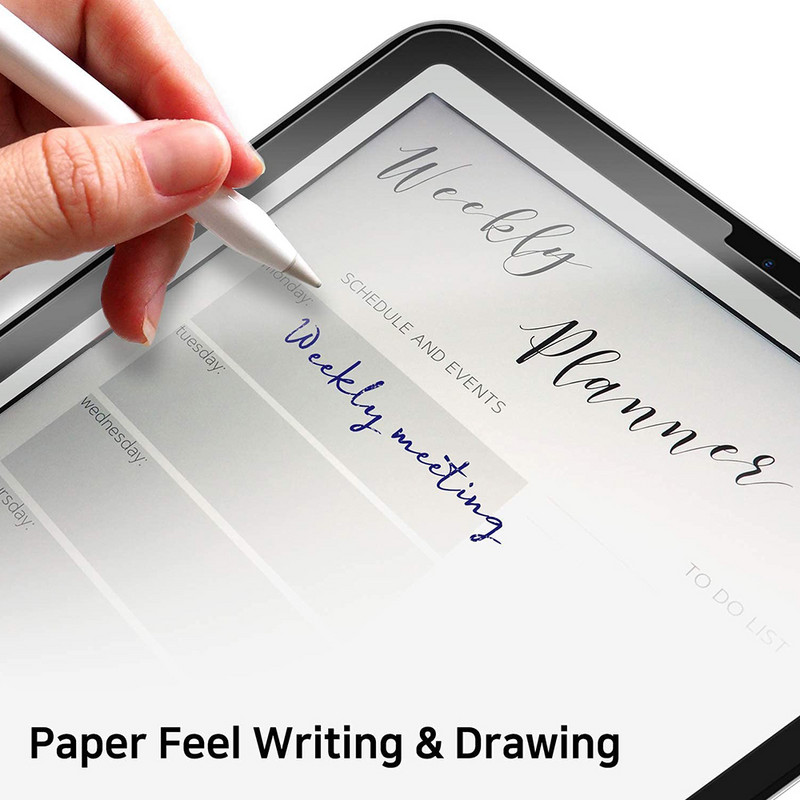 Popierinė ekrano apsauga, skirta Samsung Tab S7 T870 T875 Anti Glare dažymo plėvelė, skirta Samsung Tab S7 Plus 12.4 T970 T975 S7 FE T730