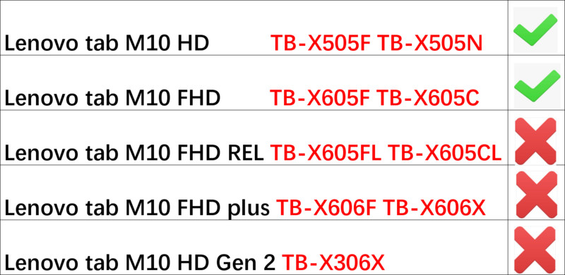 Karastatud klaasist ekraanikaitse Lenovo tab M10 HD TB-X505F TB-X505N 2.5D 9H plahvatuskindlale kile