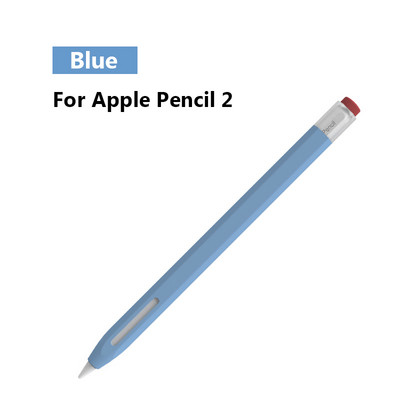Silikónové puzdro na stylus pre Apple Pencil 1/2, farebne zodpovedajúce ochranné puzdro na stylus, protišmykové, proti pádu, puzdro na pero pre iPad 2/1